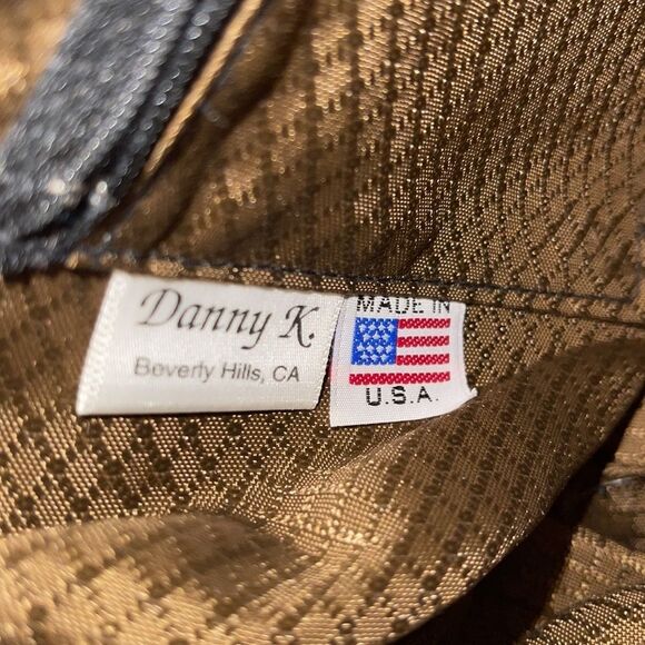 Vintage Danny K of Beverly Hills Zippered Tapestry Bag - Picture 9 of 11